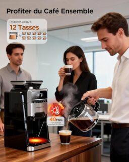 Image du fabricant 8 du Aigostar Cafetière à Grain noire