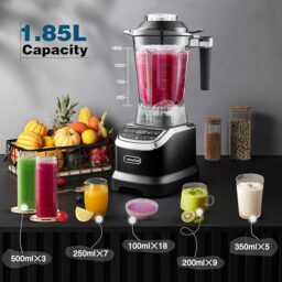 Image du fabricant 8 du AMZCHEF blender noir 1800W