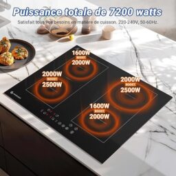 Image du fabricant 8 du AMZCHEF plaque induction 4 zones