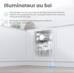 Image du fabricant 8 du COMFEE' lave-vaisselle blanc