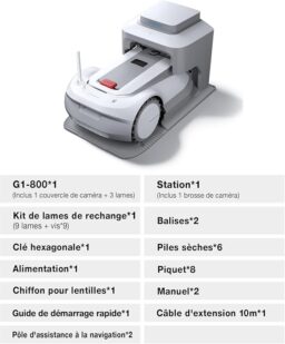 Image du fabricant 8 du ECOVACS Goat G1-800 Robot Tondeuse