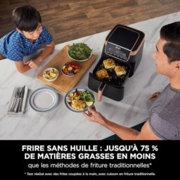 Image du fabricant 8 du Ninja Air Fryer MAX PRO noir cuivre