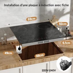 Image du fabricant 8 du Plaque Induction 4 Foyers Karinear