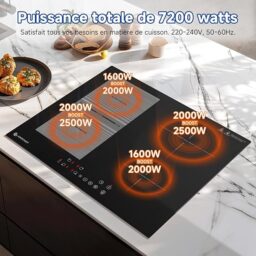 Image du fabricant 8 du Plaque induction AMZCHEF 60cm