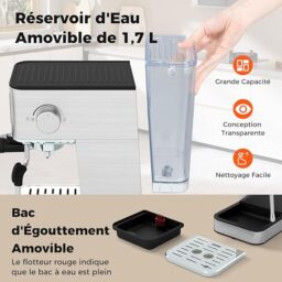 Image du fabricant 8 du RELAX4LIFE machine à expresso