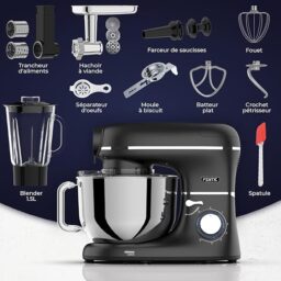 Image du fabricant 8 du Robot Pâtissier 6 en 1 Noir