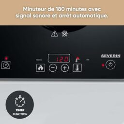 Image du fabricant 8 du SEVERIN Plaque à induction noire