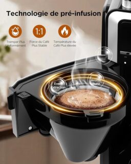 Image du fabricant 9 du Aigostar Cafetière à Grain noire