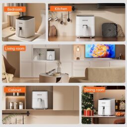 Image du fabricant 9 du DEIME Air Fryer compact blanc