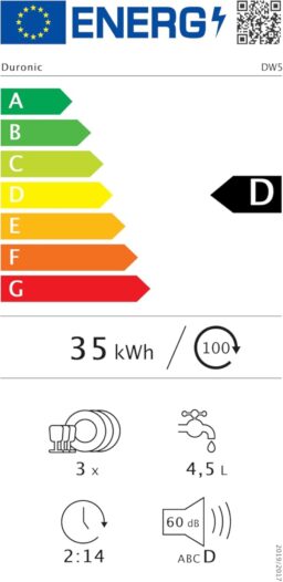 Image du fabricant 9 du Duronic DW5 BK lave-vaisselle