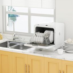 Image du fabricant 9 du HOMCOM Mini lave-vaisselle blanc