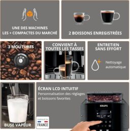 Image du fabricant 9 du Krups Essential, cafetière expresso noire