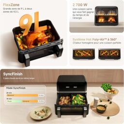 Image du fabricant 9 du Mova AeroChef FD20 Pro double zone