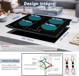 Image du fabricant 9 du Plaque à induction AMZCHEF 4 zones