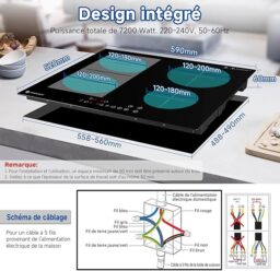 Image du fabricant 9 du Plaque induction AMZCHEF 60cm