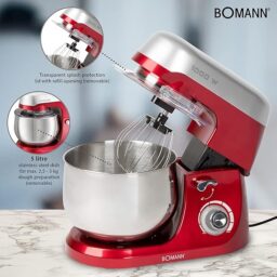 Image du fabricant 9 du Robot pâtissier Bomann KM6009CB rouge