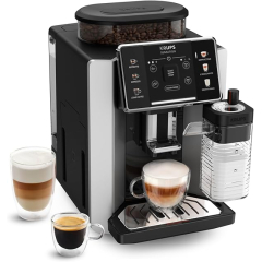 Machine À Café Grains Expresso Automatique Krups Sensation Lait Ea912e10