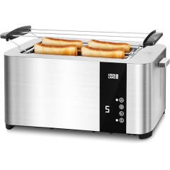 Grille pain Lebenlang Inox 4 Fentes Longues