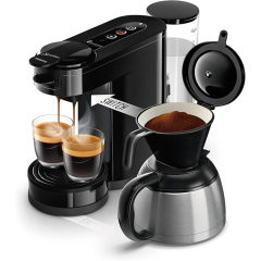 Machine à café Philips HD6592-65 dosettes et filtre