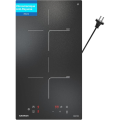 Plaque cuisson encastrable Aurakich induction 2 feux