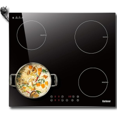 Plaque de Cuisson À Induction Karinear À 4 Feux Encastrable avec Prise